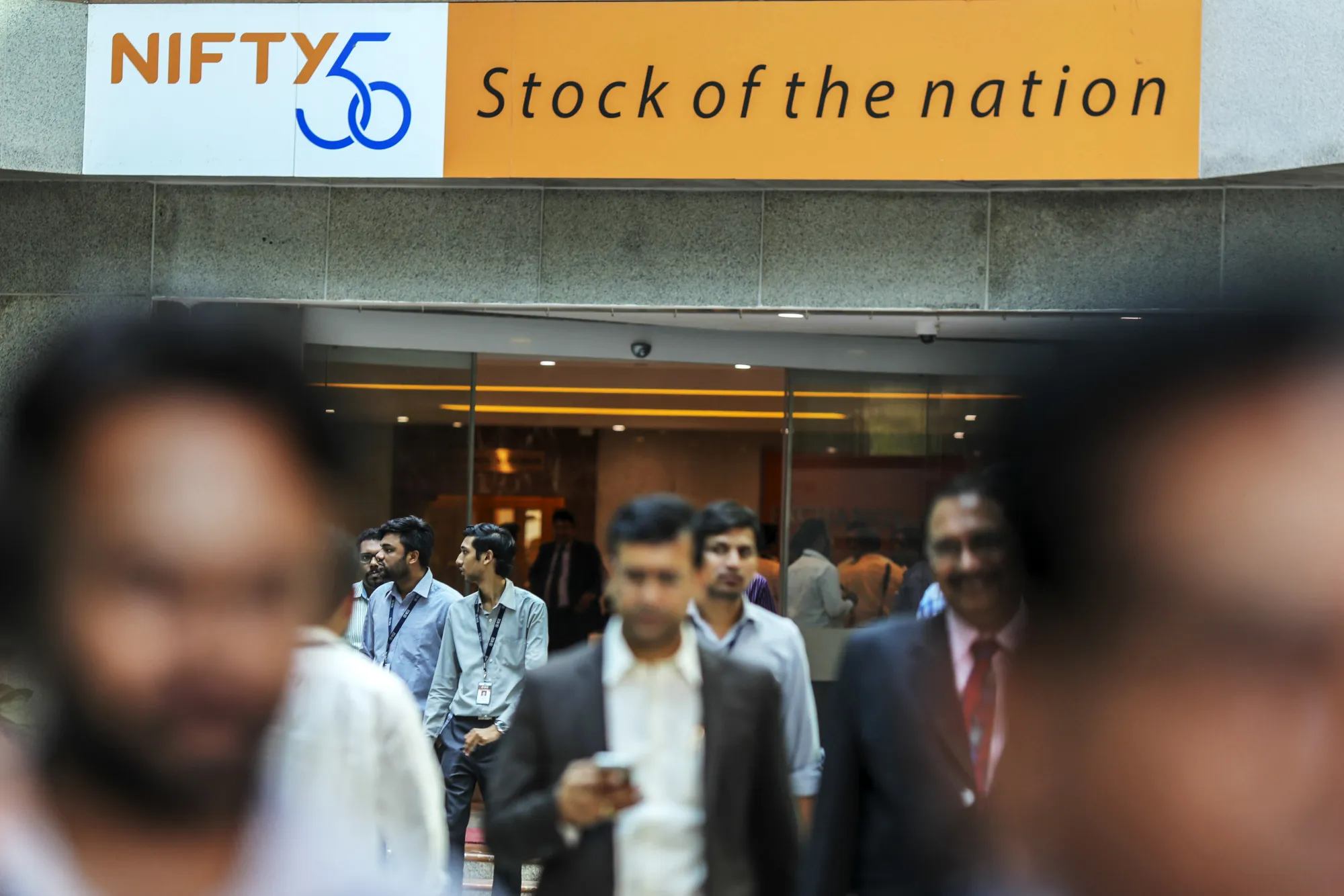 The National Stock Exchange of India building in Mumbai.
