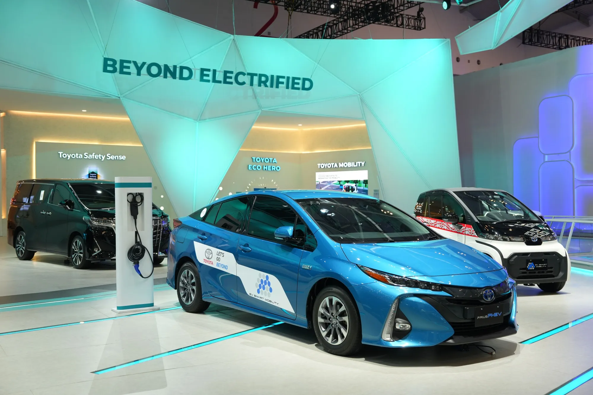 A Toyota Prius plug-in hybrid electric vehicle.