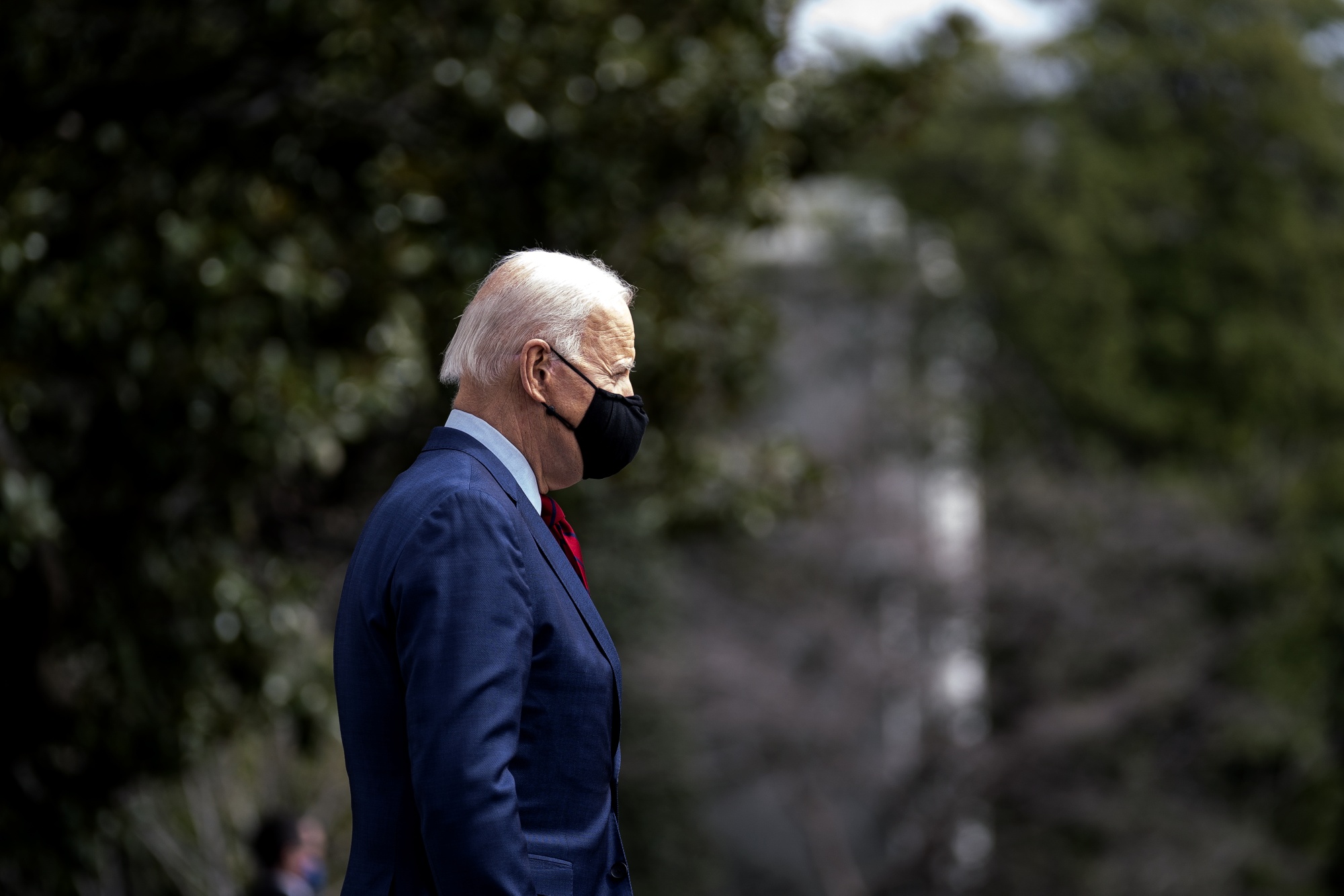 U.S. President Joe Biden on the South Lawn of the White House last month.