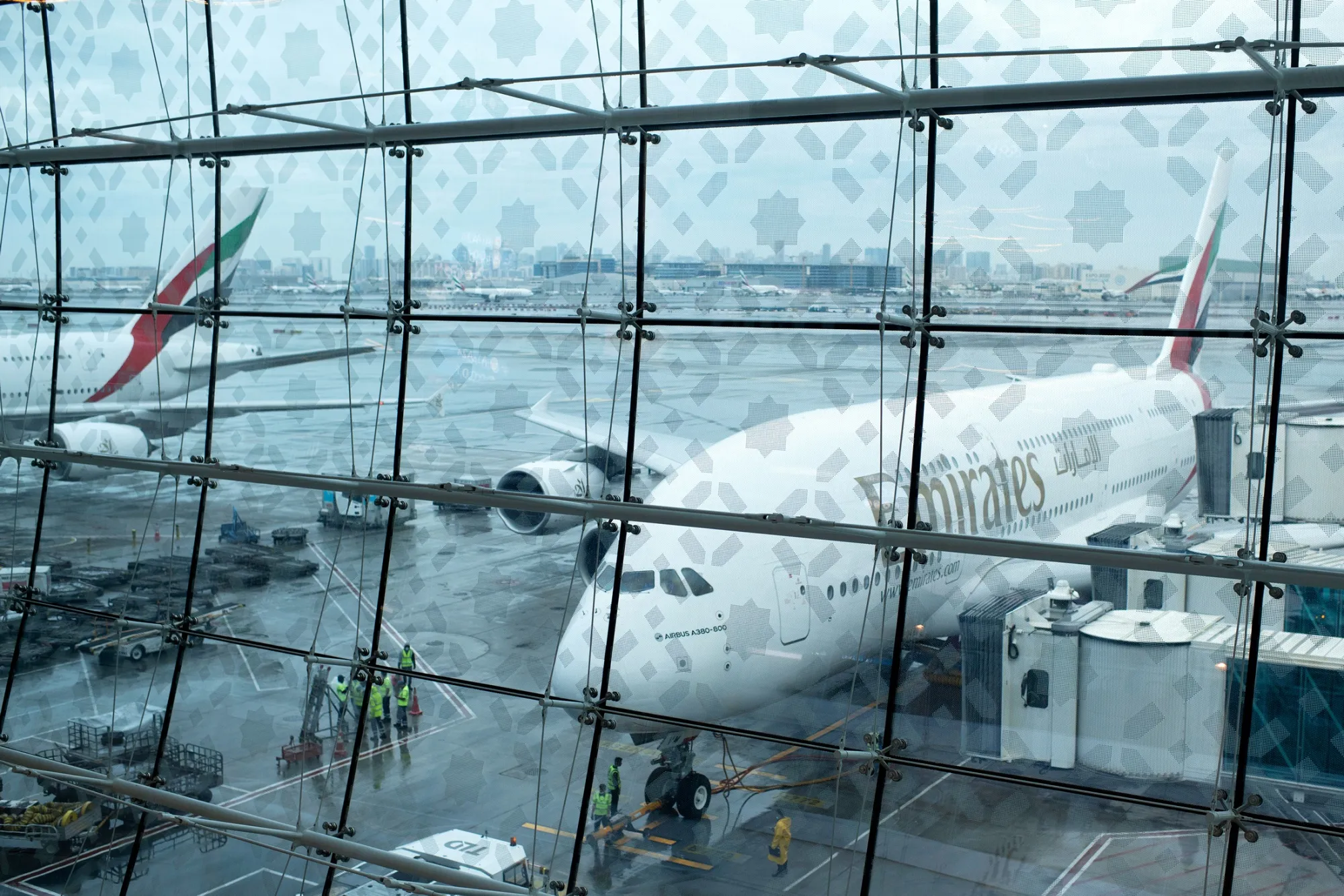 Dubai International Airport in Dubai, United Arab Emirates.