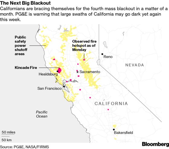 Small Fires Show PG&E’s Power Lines May Still Be Sparking Blazes