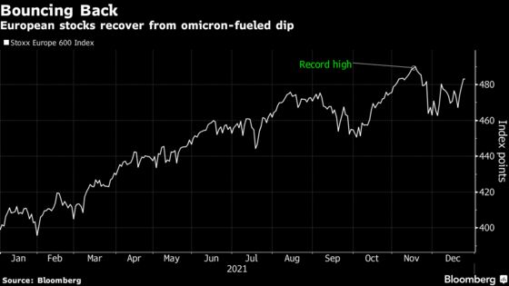 European Stocks Are Steady Ahead of Christmas on Thin Volumes