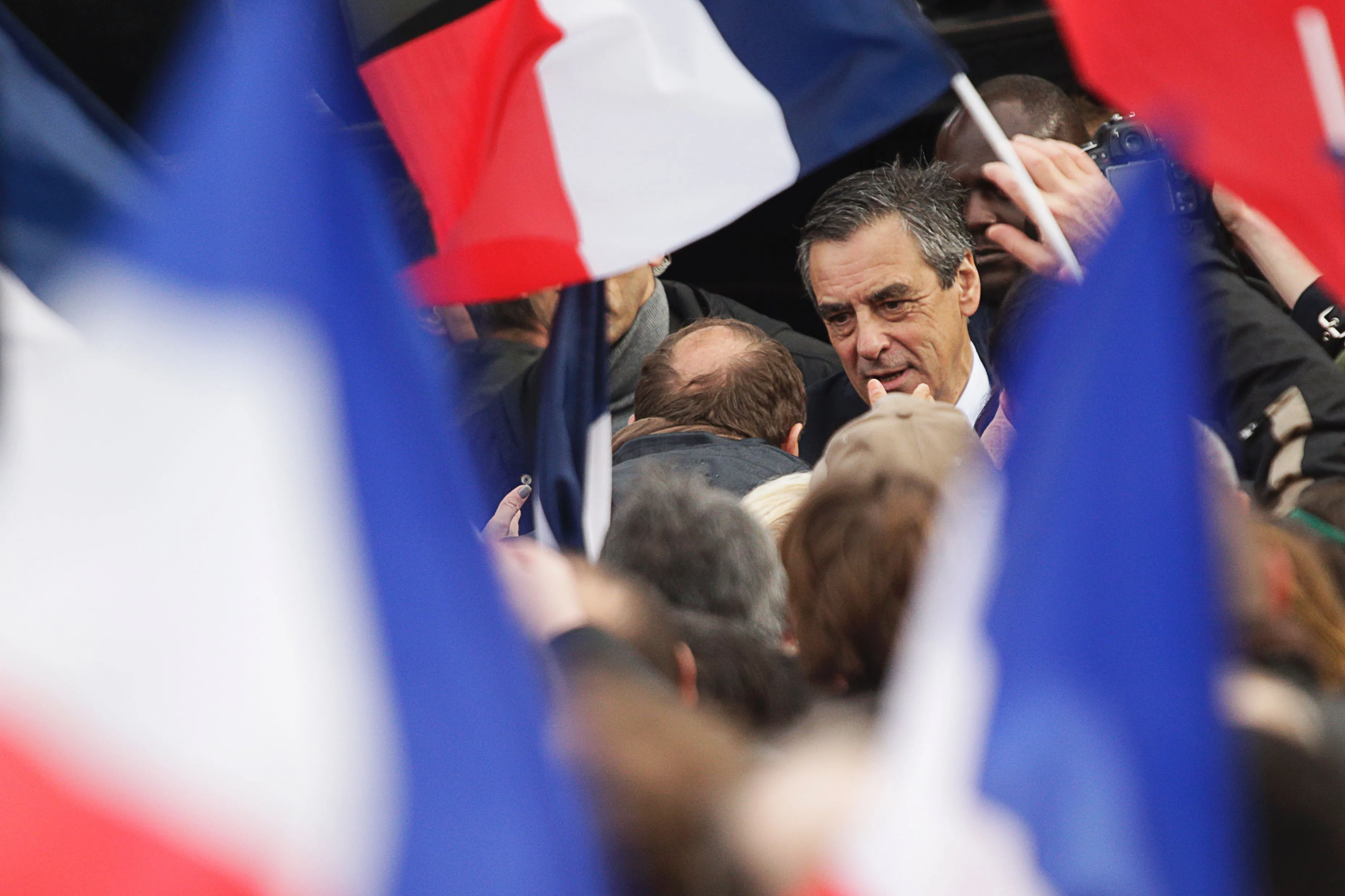 Francois Fillon in Paris on March 5.
