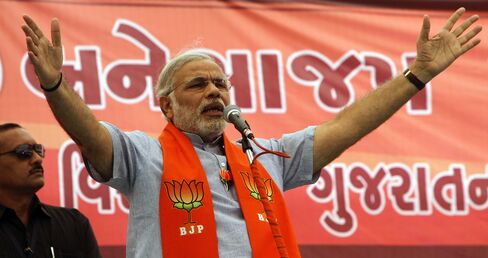 Gujarat Chief Minister Narendra Modi