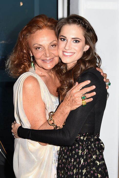 Diane von Furstenberg and Allison Williams
