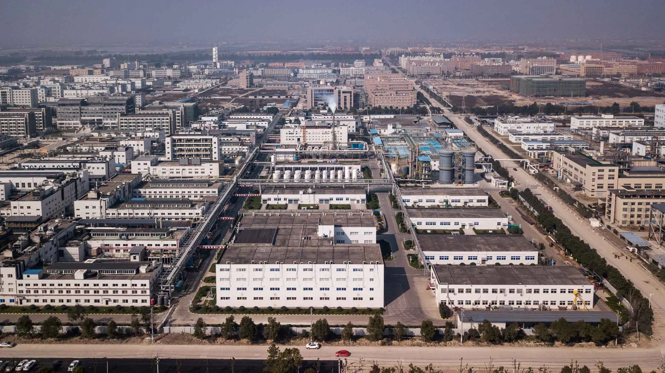 The Zhejiang Huahai Pharmaceuticals Co. in Linhai, China. Beijing has built its drug-making capacity from the ground up.