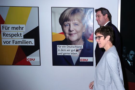 As Merkel Steps Back Her Party Reels