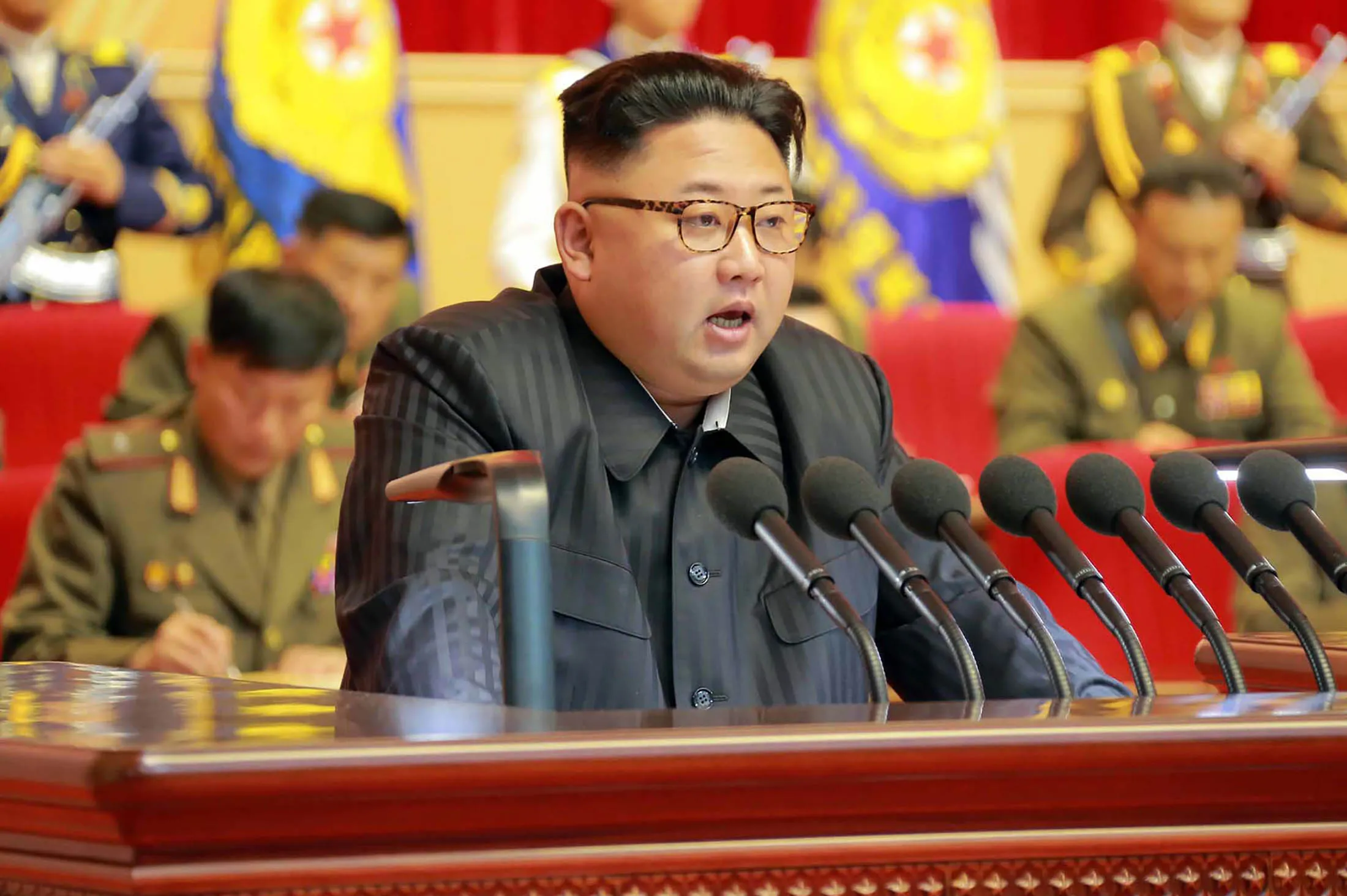 North Korean leader Kim Jong-Un.
