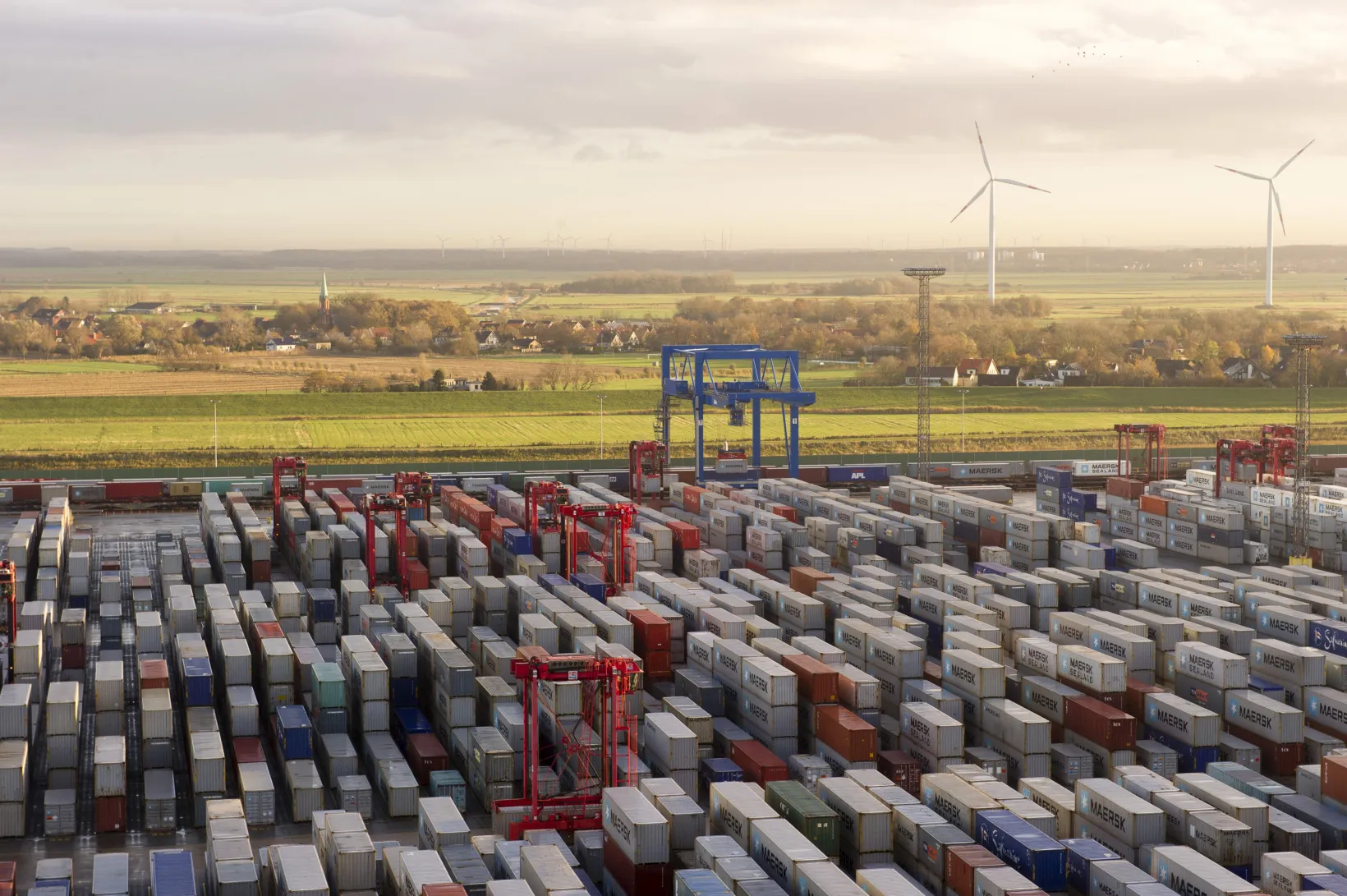 Containers at Germany’s Port of Bremerhaven.