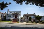 Homes in San Francisco, California.