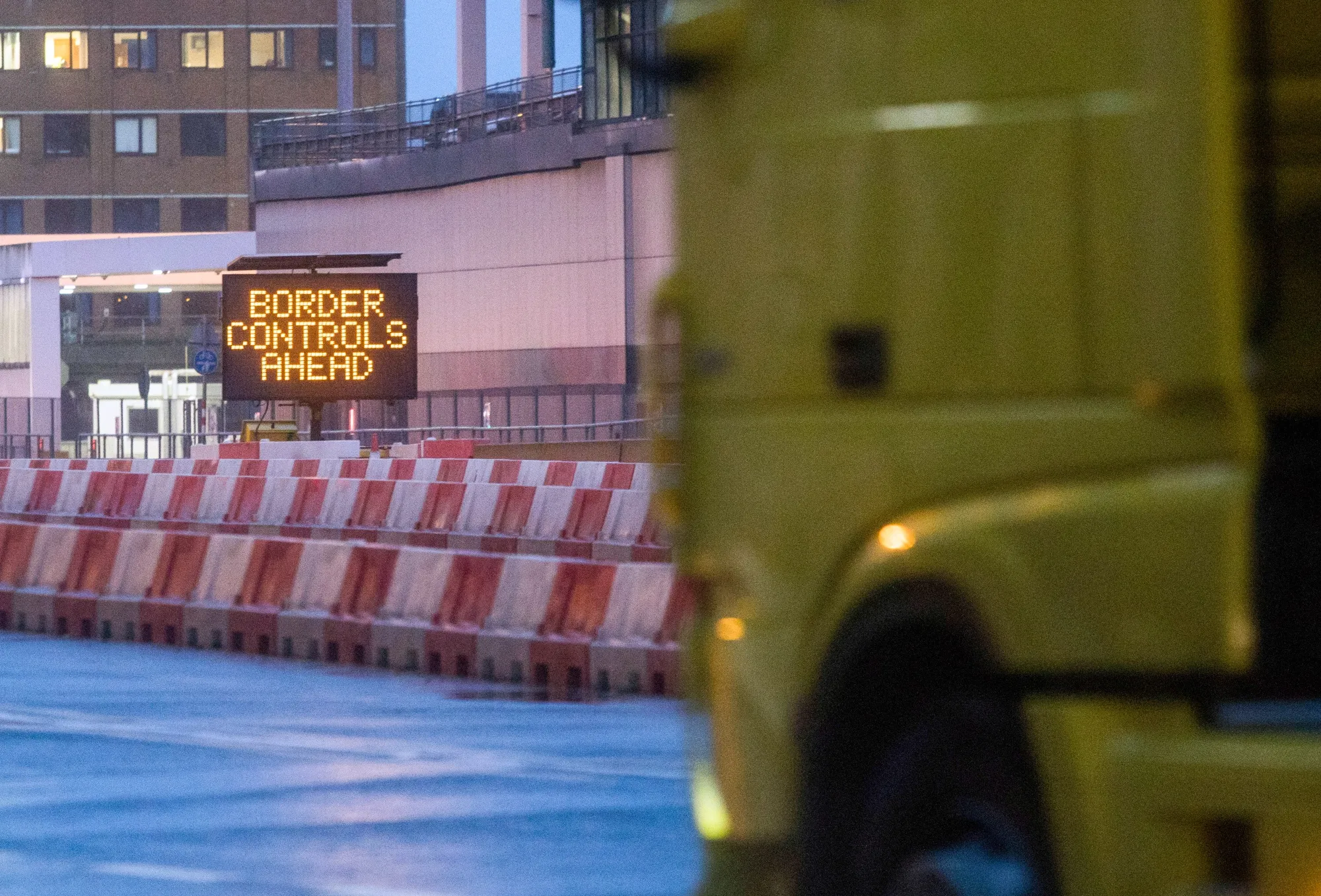 Operations As The Port Of Dover As Brexit Trade Accord Discussed At EU Summit