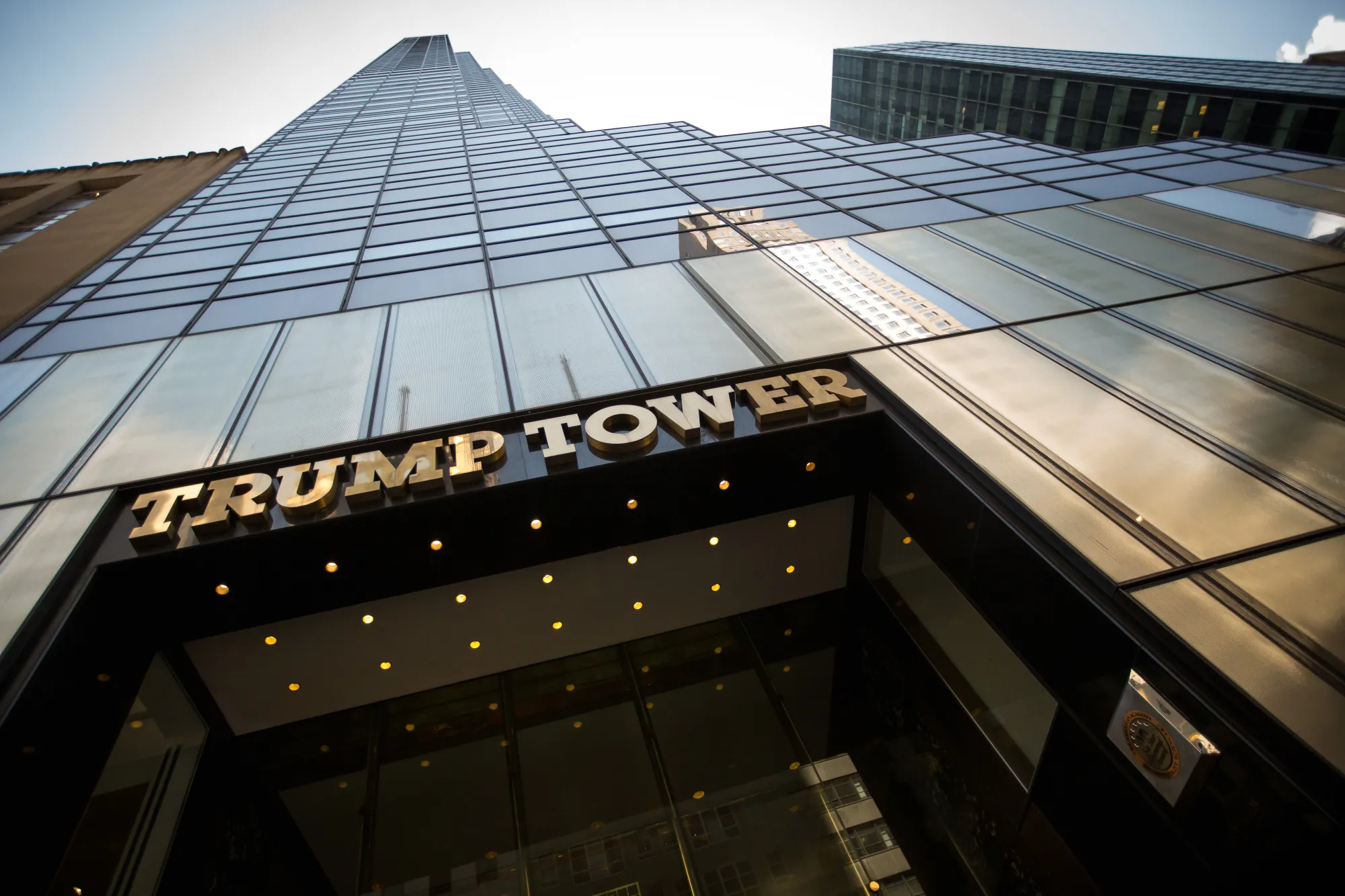 Trump Tower stands in New York.