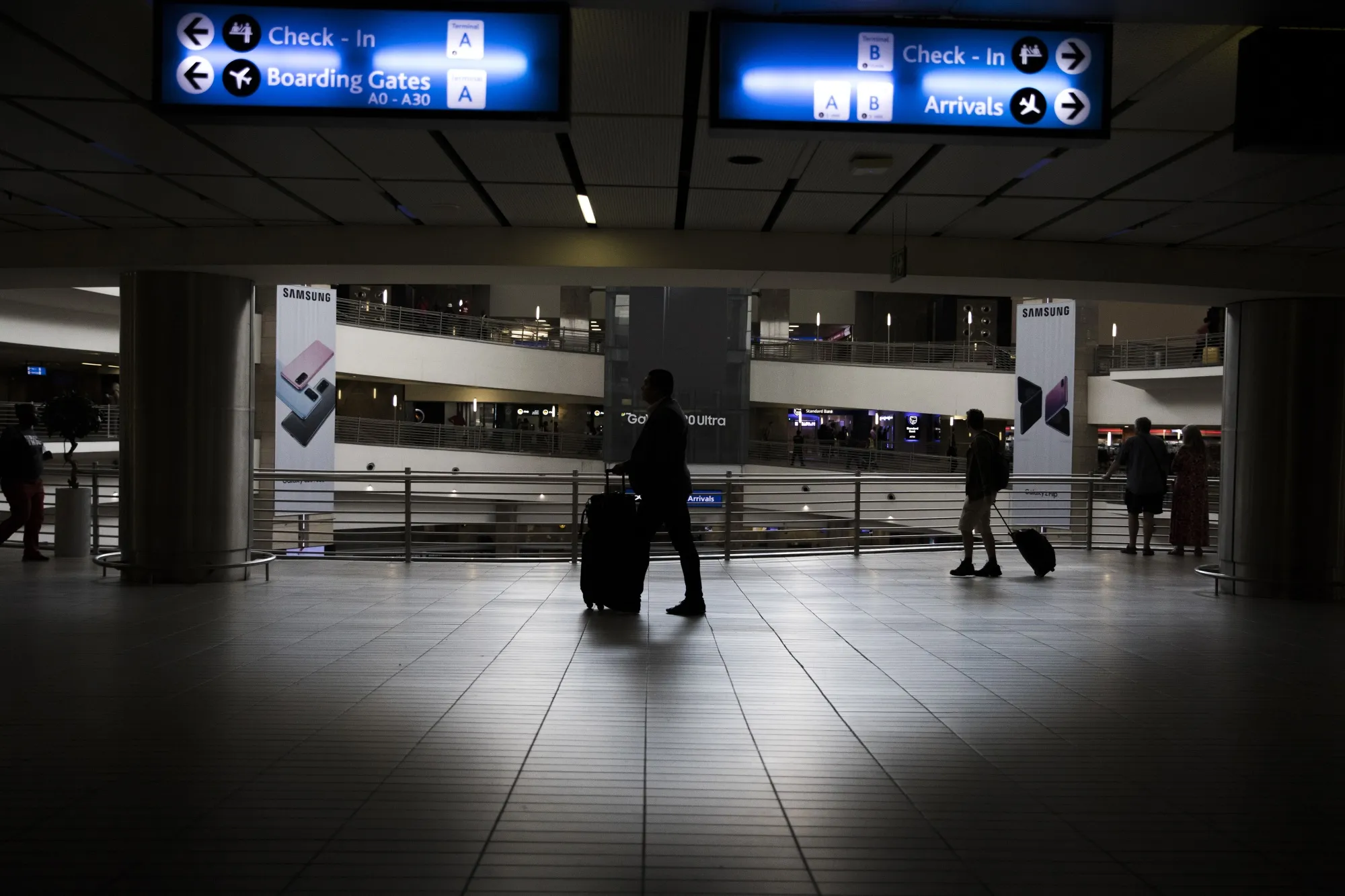 O.R. Tambo International Airport in Johannesburg, South Africa.