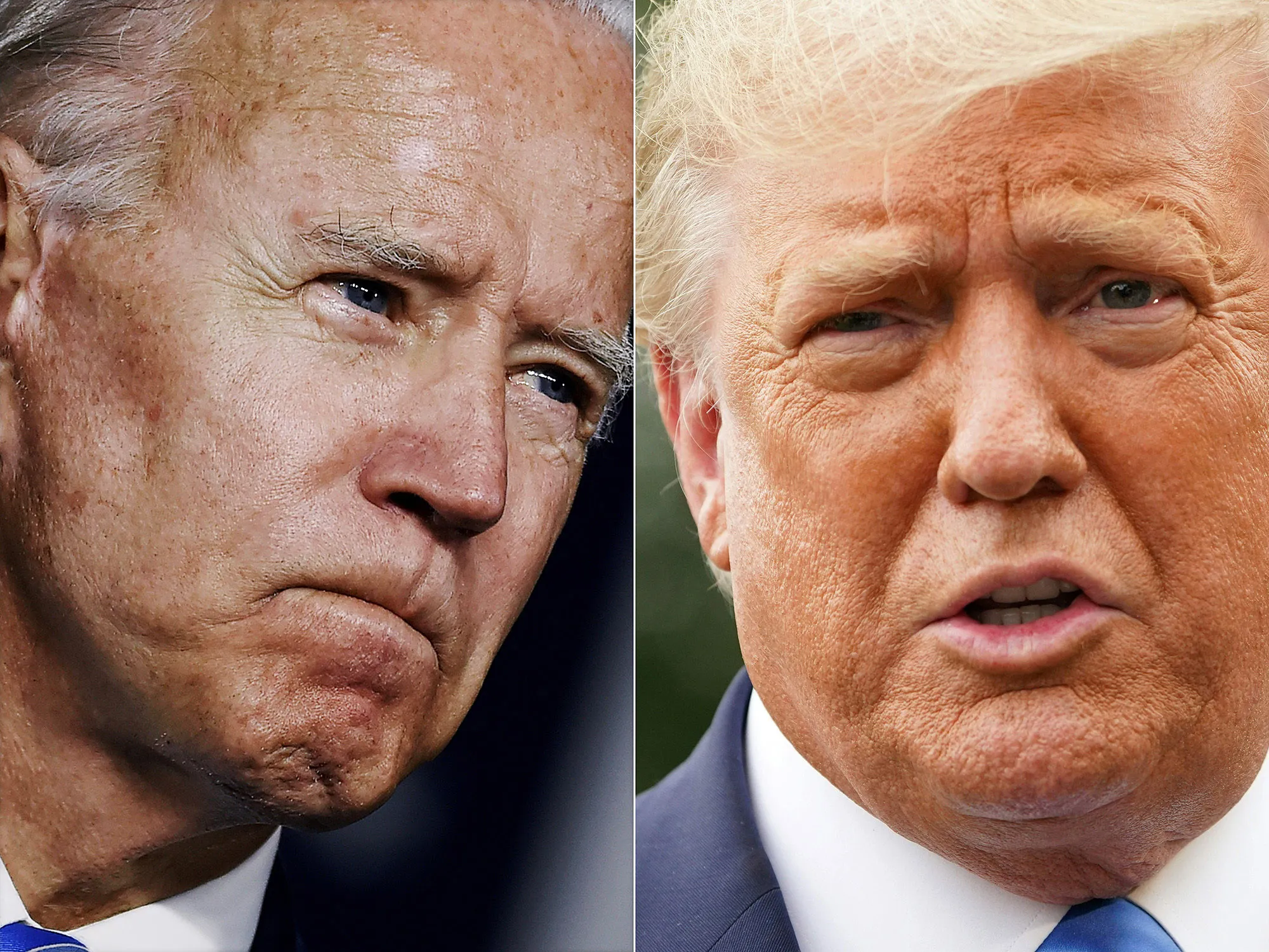 Joe Biden and Donald Trump