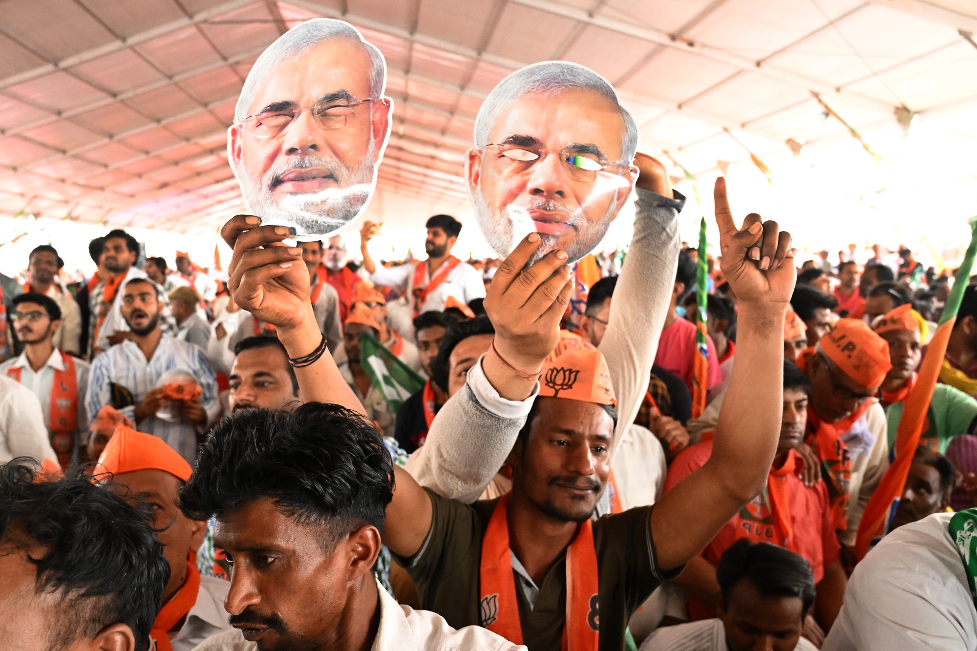 India Prime Minister Narendra Modi Campaign Event 