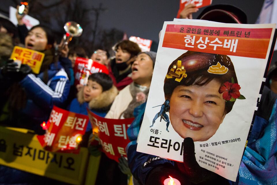 South Korea’s Opposition Files Motion To Impeach Leader Park - Bloomberg