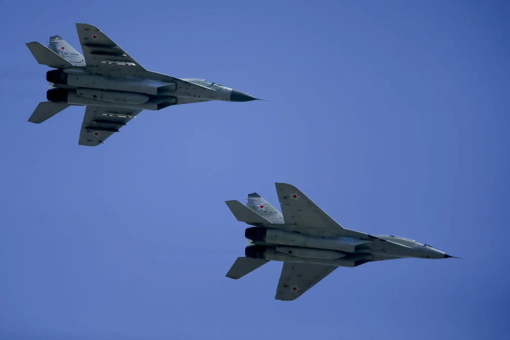 Russian MiG-29&nbsp;fighter jets.