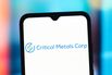 In this photo illustration, the Critical Metals Corp. logo