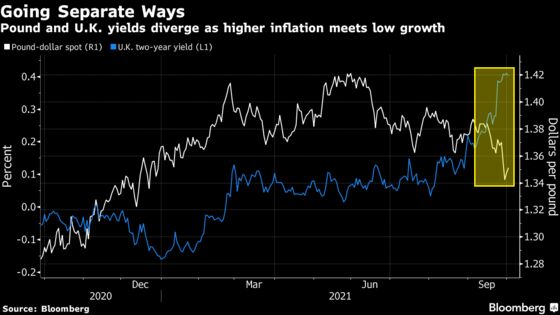 BlueBay Shuns Pound as Economic Gloom Casts Doubt on Rate Hikes