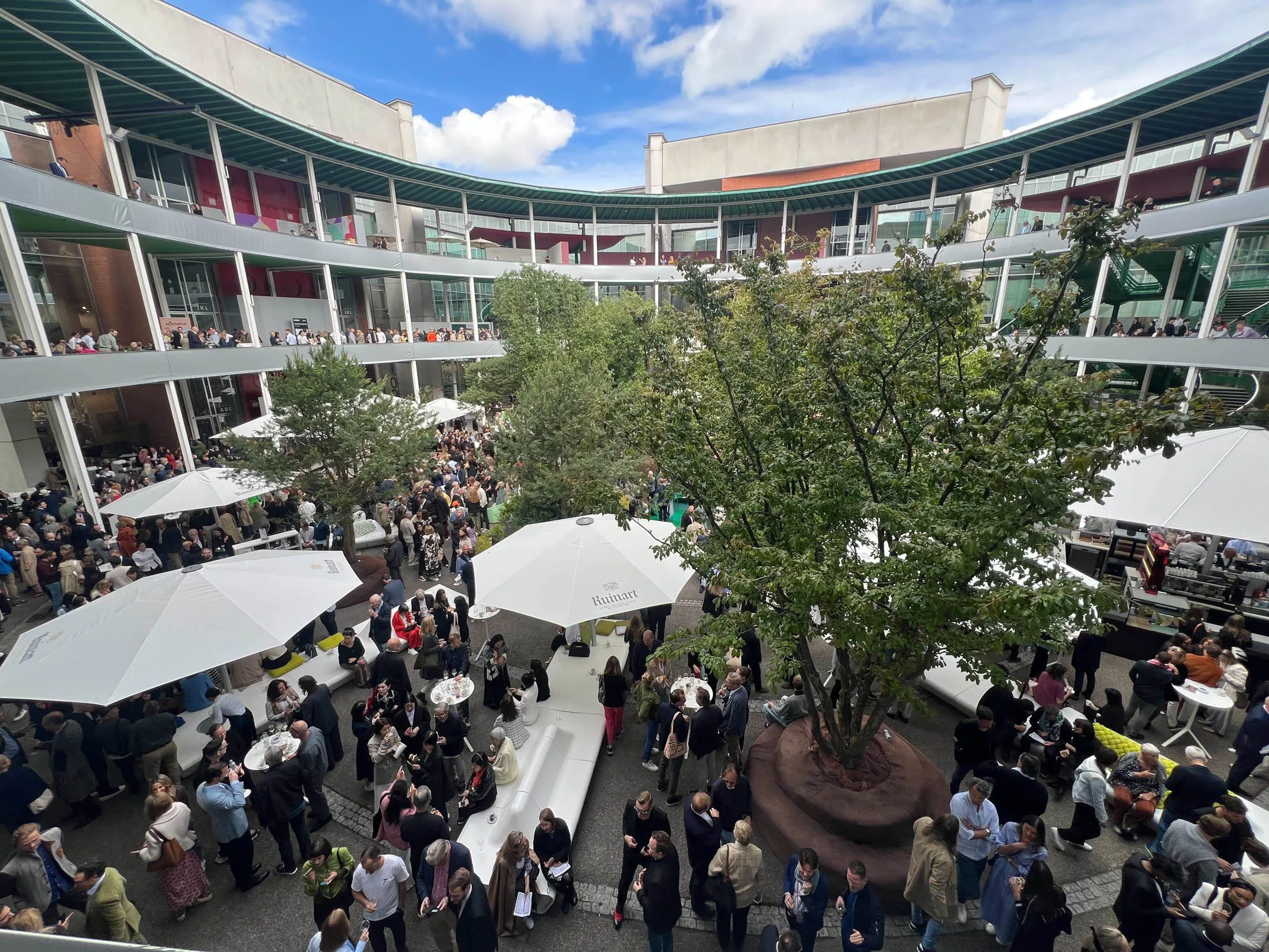 The scene at the pre-fair opening breakfast.