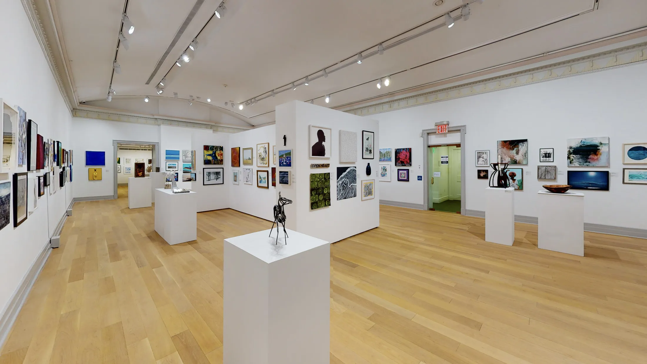 The Guild Hall’s recent artist members exhibition in East Hampton, N.Y..