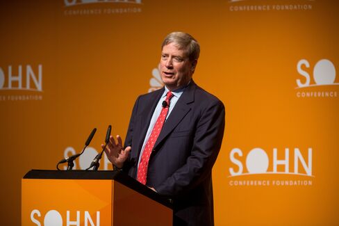 Stan Druckenmiller speaks at the Sohn Investment Conference.