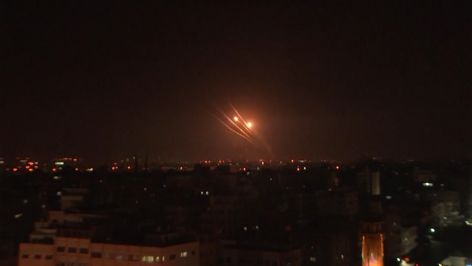 Watch Palestinian Militants Fire Rockets At Israel From Gaza Strip ...