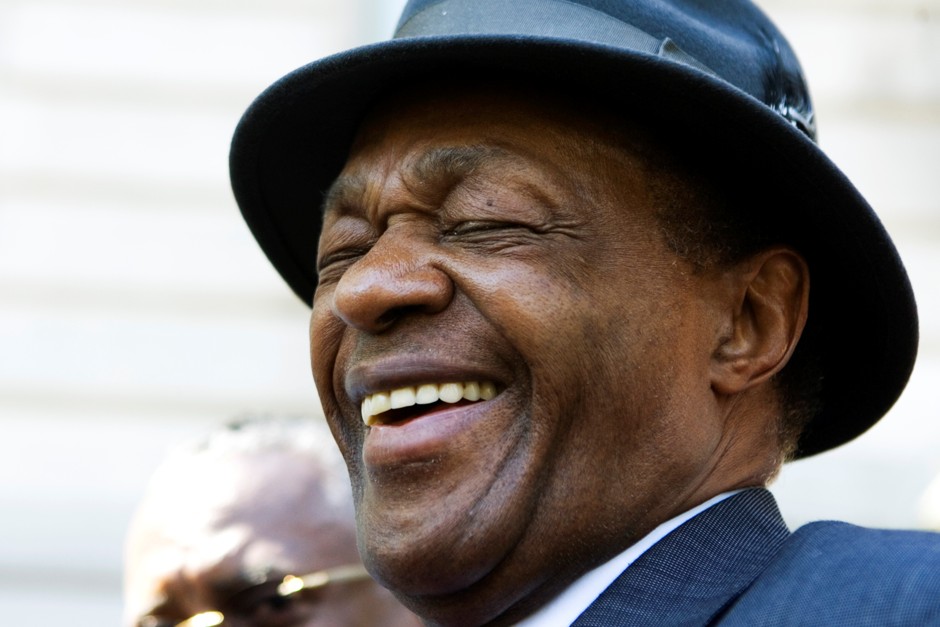 Marion Barry at a press conference in 2009.
