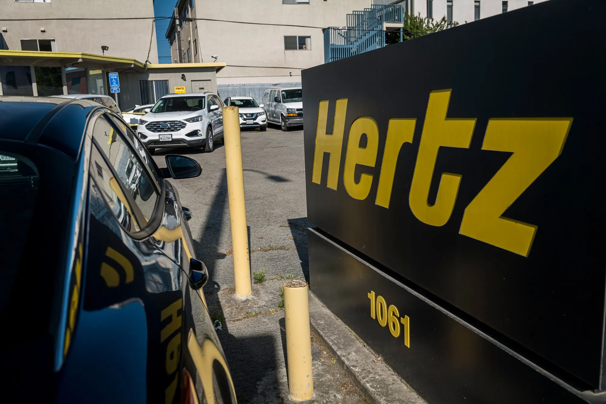 A Hertz rental location in Berkeley, California, U.S.