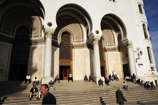 The Grande Poste building in downtown Algiers