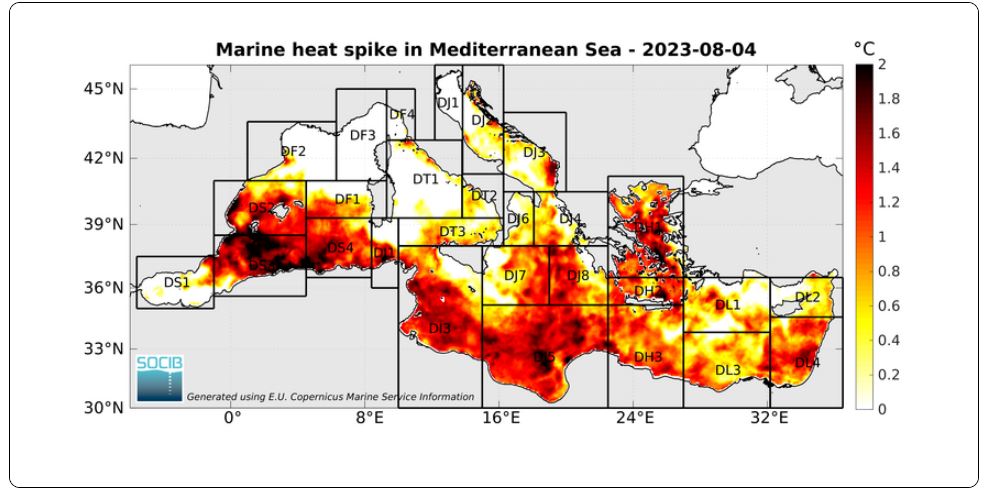 Heat Waves in the Mediterranean Sea Are Bigger, Hotter and Lasting Longer -  Science & Health 