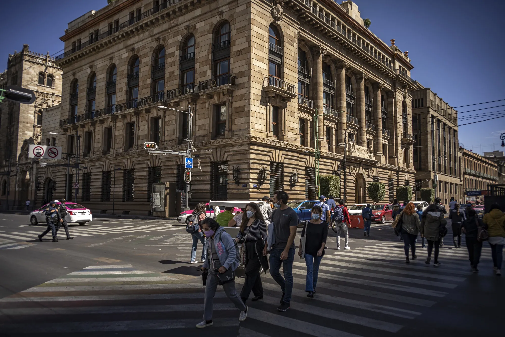 The Bank of Mexico (Banxico) in Mexico City.