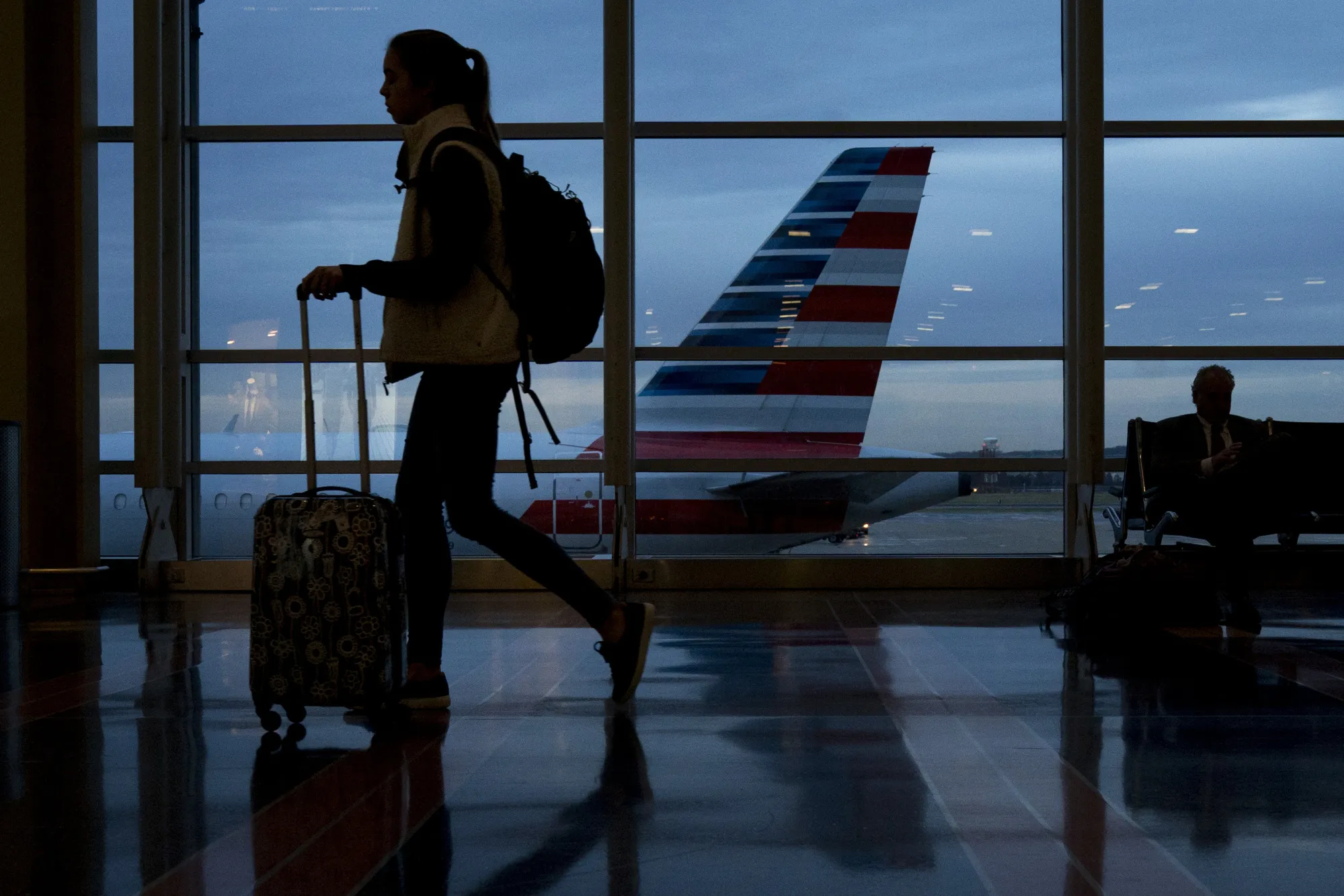 Travelers At Reagan National Airport Ahead Of The Thanksgiving Holiday 