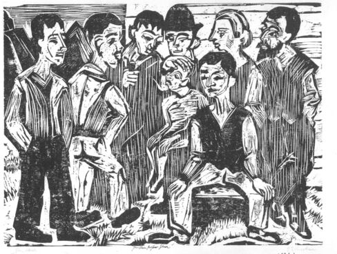 Kirchner Woodcut