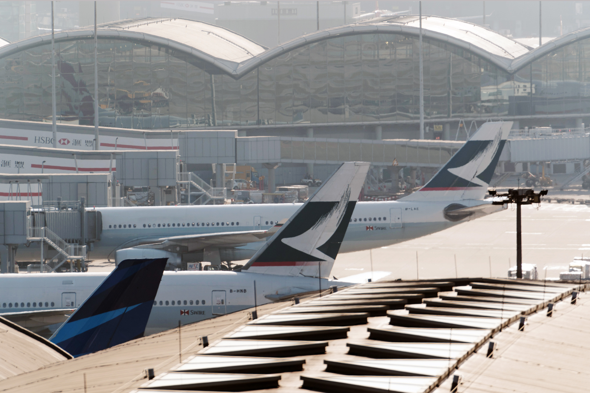 Views of Cathay Pacific Aircraft Ahead of Earnings Announcements