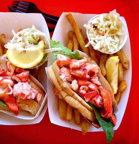 Lobster rolls at Portland Lobster Co.—reason enough for a trip.