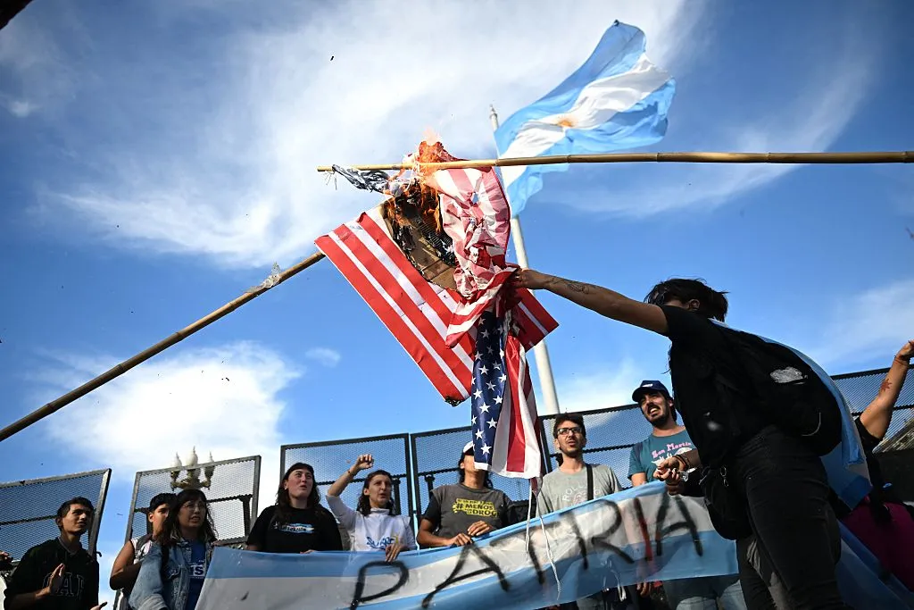 Burn the flag, but keep the dollars.