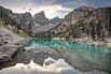 Delta Lake at Sunset, Grand Teton National Park, Wyoming, United States