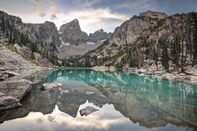 Delta Lake at Sunset, Grand Teton National Park, Wyoming, United States