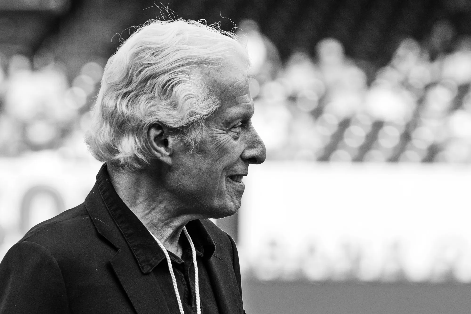 Martin Edelman at Yankee Stadium in New York in July 2024. 