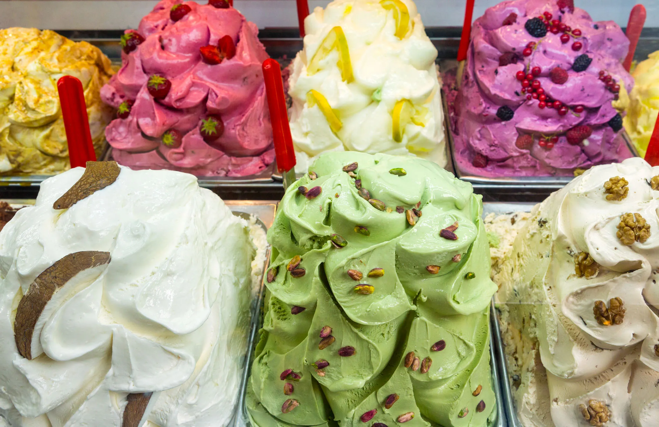 Italian Gelato or Ice cream, Florence, Tuscany, Italy