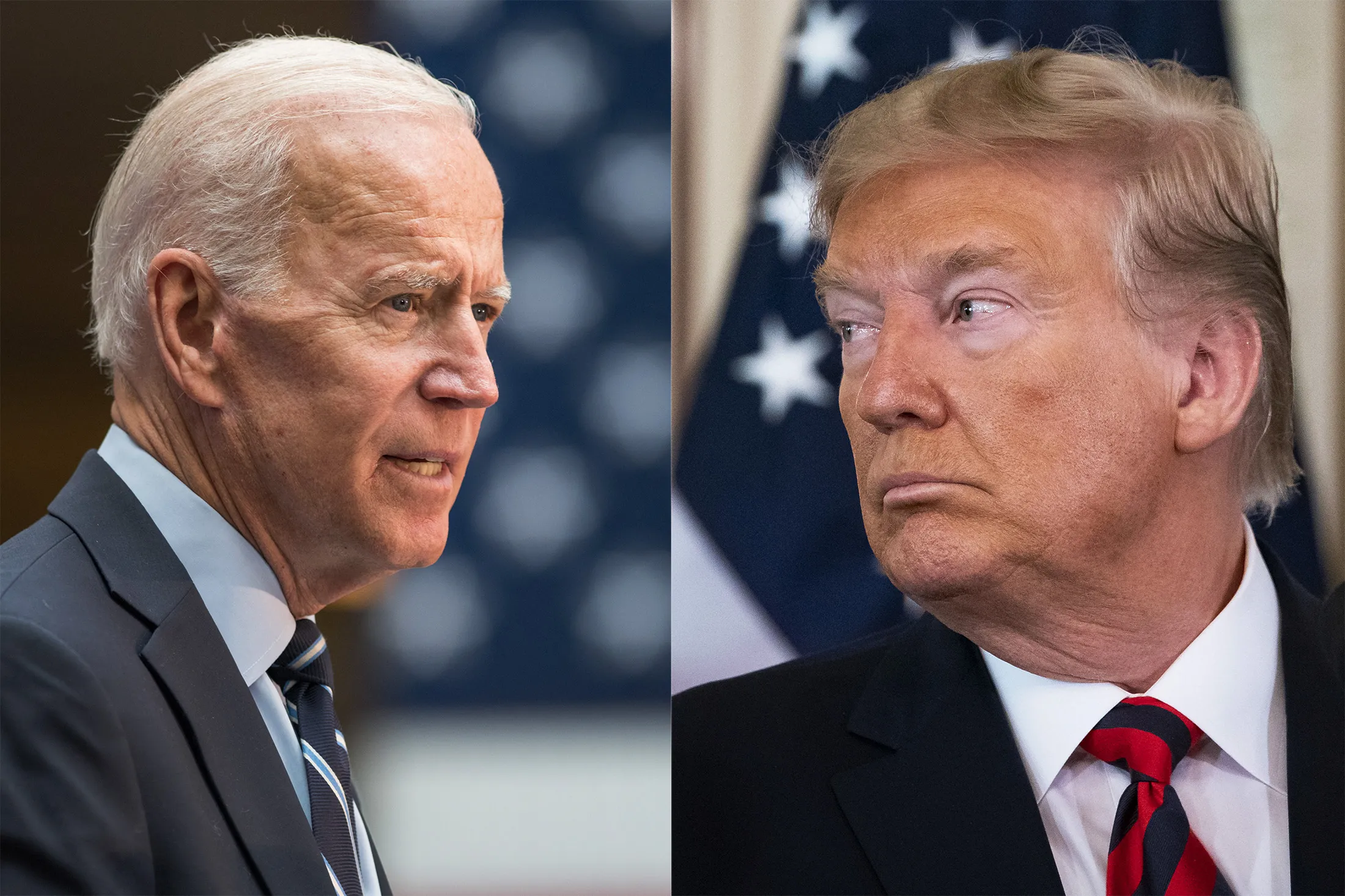 Joe Biden and Donald Trump