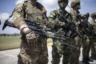 U.S. Military Arrives For Multinational Tactical Exercises With Colombian Soldiers
