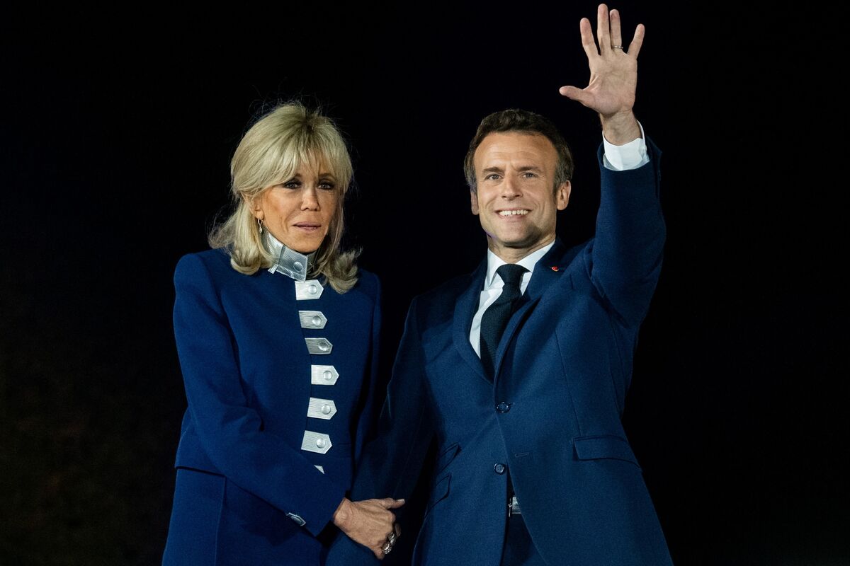 жена президента франции макрона фото