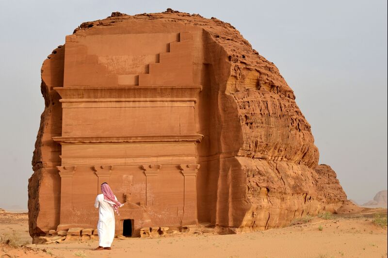 TOPSHOT-SAUDI-TOURISM-ARCHAEOLOGY