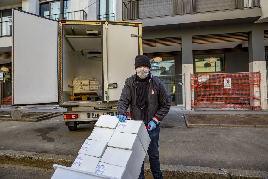 Supply chain under strain.