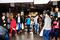 Customers walk through the men's section of Primark on a Saturday afternoon in Boston.