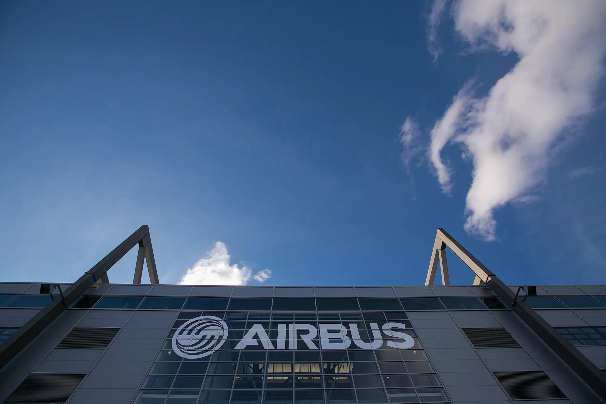 The Airbus SE aircraft fuselage assembly factory in Hamburg.