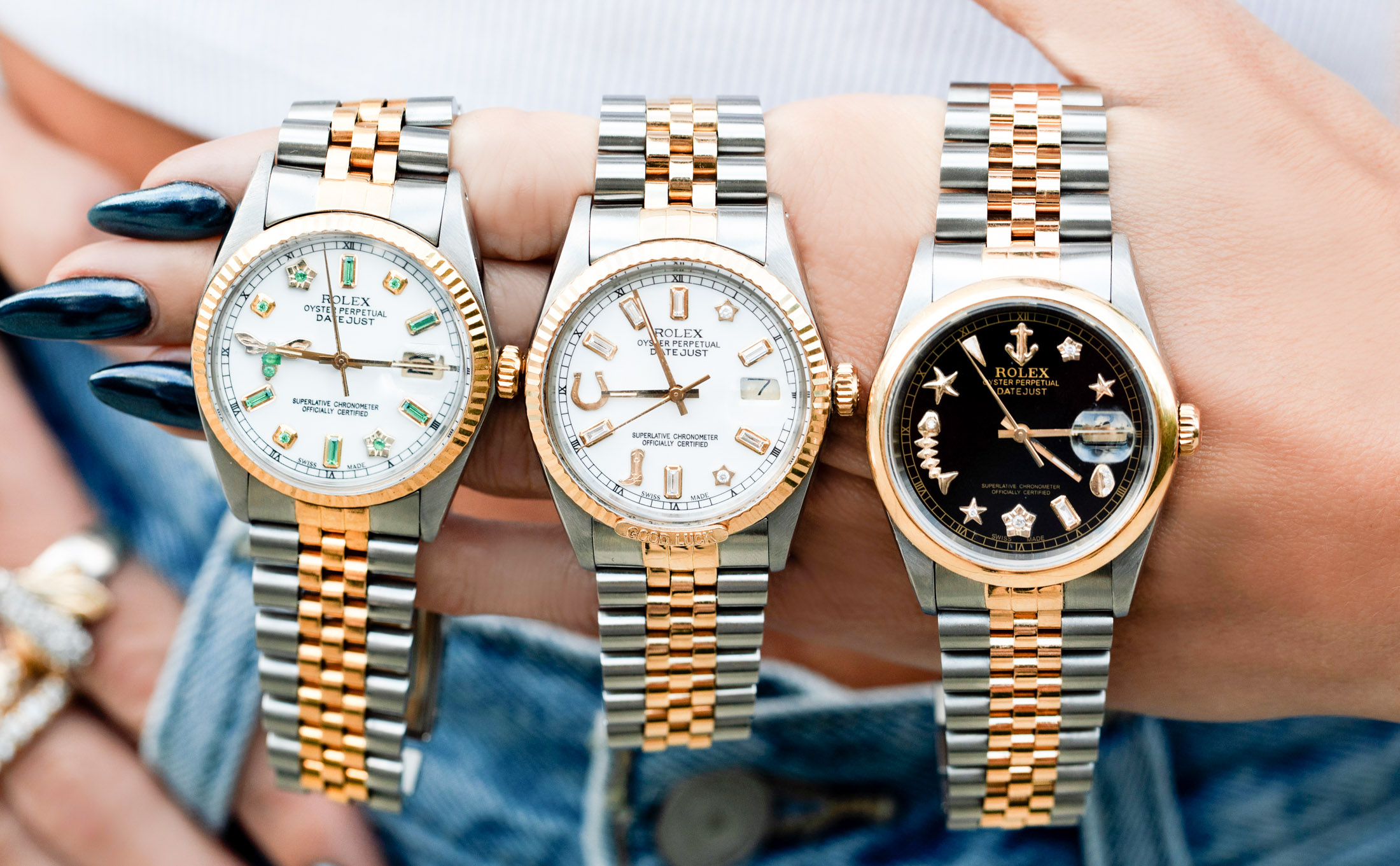 Would You Buy a Modified Rolex? Designer Adds Emeralds to Watches