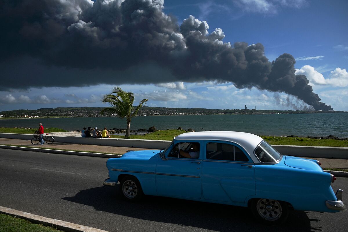Fire at Cuban Fuel Depot Rages, Leaves at Least 77 Injured Bloomberg